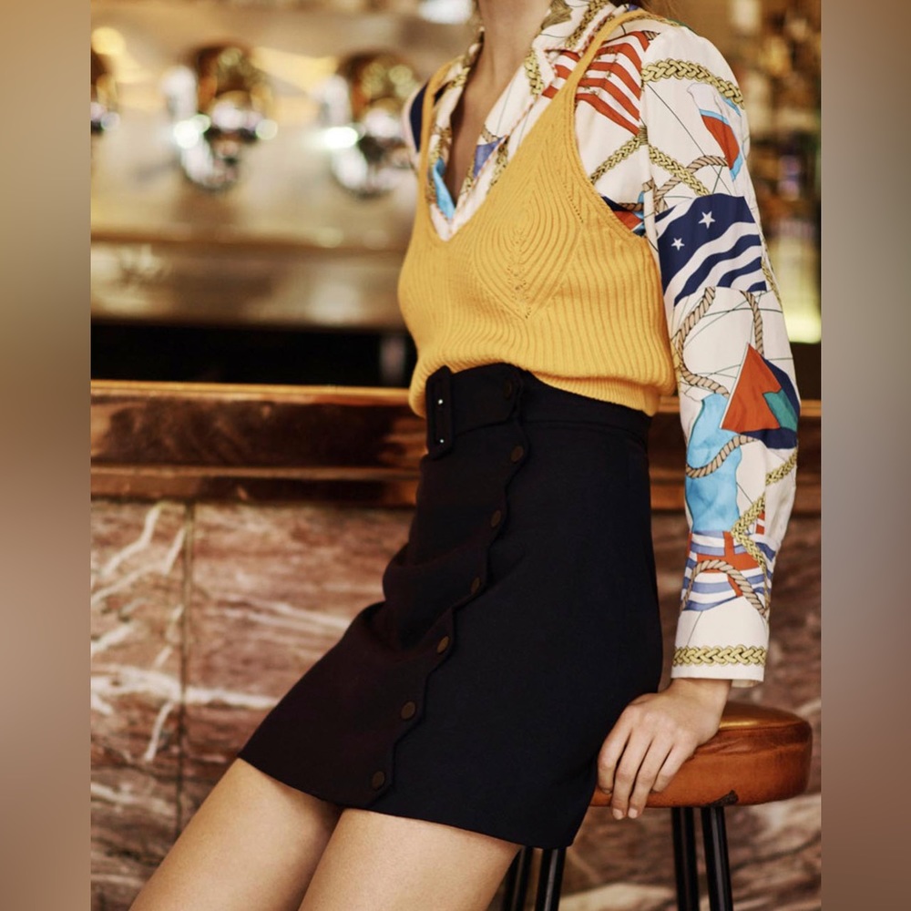 Sandro short A line skirt
